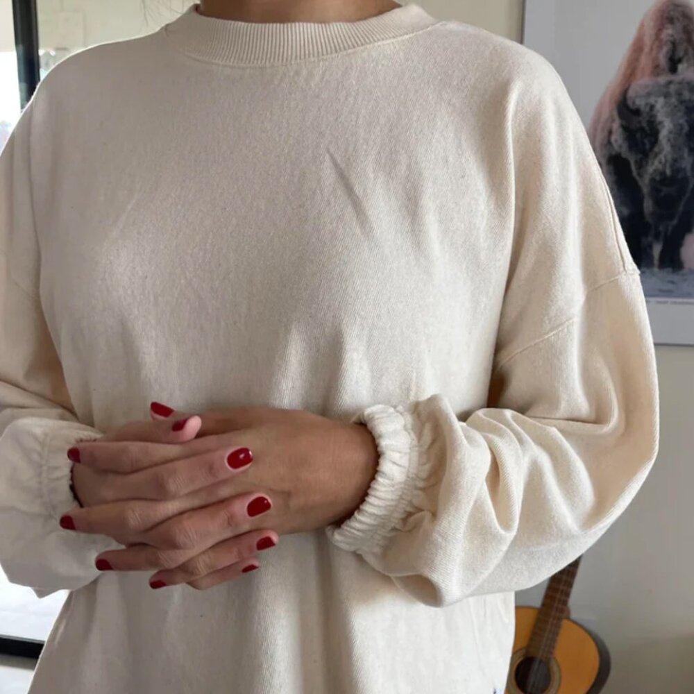 Le Bon Shoppe Naturelle Tee in Naturel - Size M